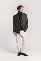 GIACCA LORD <BR/>FLANELLA DI LANA<BR/> JKDBFLGRF5 570 Raw 
