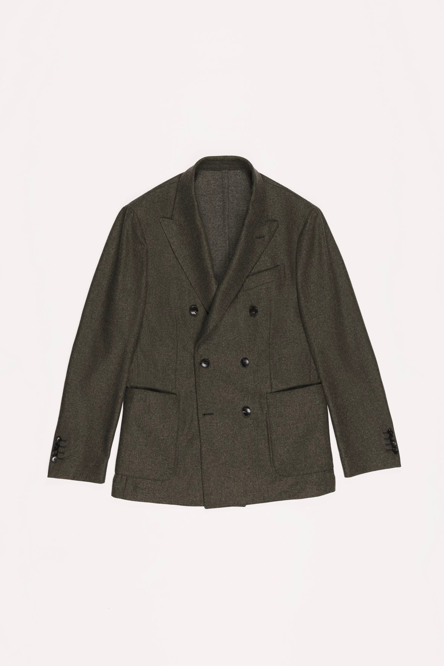 GIACCA LORD <BR/>FLANELLA DI LANA<BR/> JKDBFLGRF5 570 Raw 
