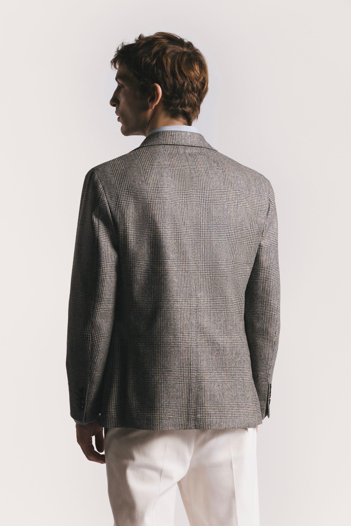 GIACCA WINDSOR <BR/>FLANELLA DI LANA JKSBFLWLF5 810 Raw 