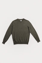 Girocollo Davis cotone e cashmere KNCRCWGRS6 071 Raw 