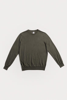 Girocollo Davis cotone e cashmere KNCRCWGRS6 071 Raw 