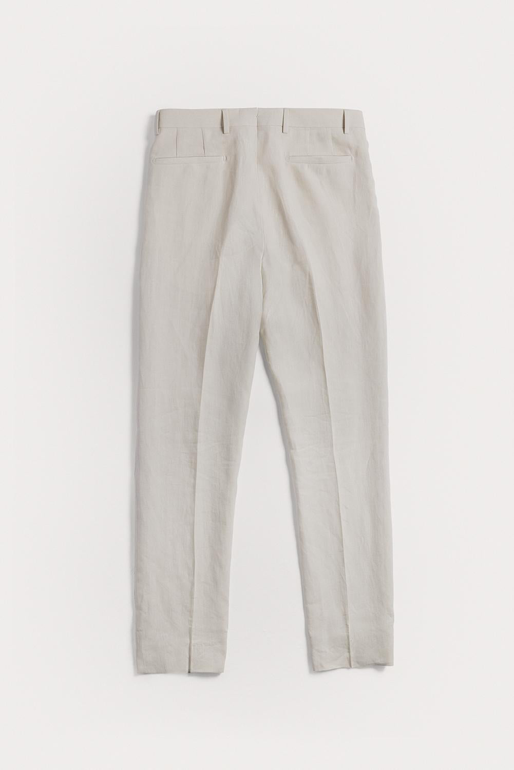 Pantalone Lawrence  raso di Lino TRPLRLCRS6 02 Raw 