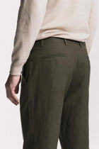 Pantalone Lawrence  raso di Lino TRPLRLGRS6 78 Raw 