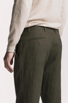 Pantalone Lawrence  raso di Lino TRPLRLGRS6 78 Raw 
