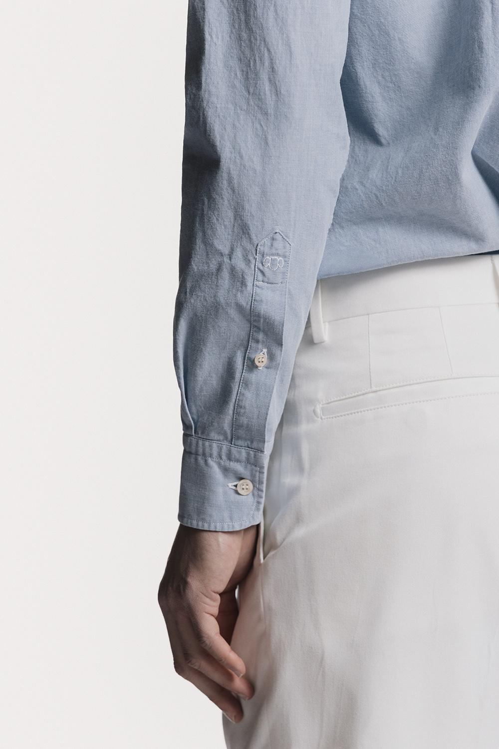 camicia Liberty chambray SHLBCHBLS6 1 Raw 