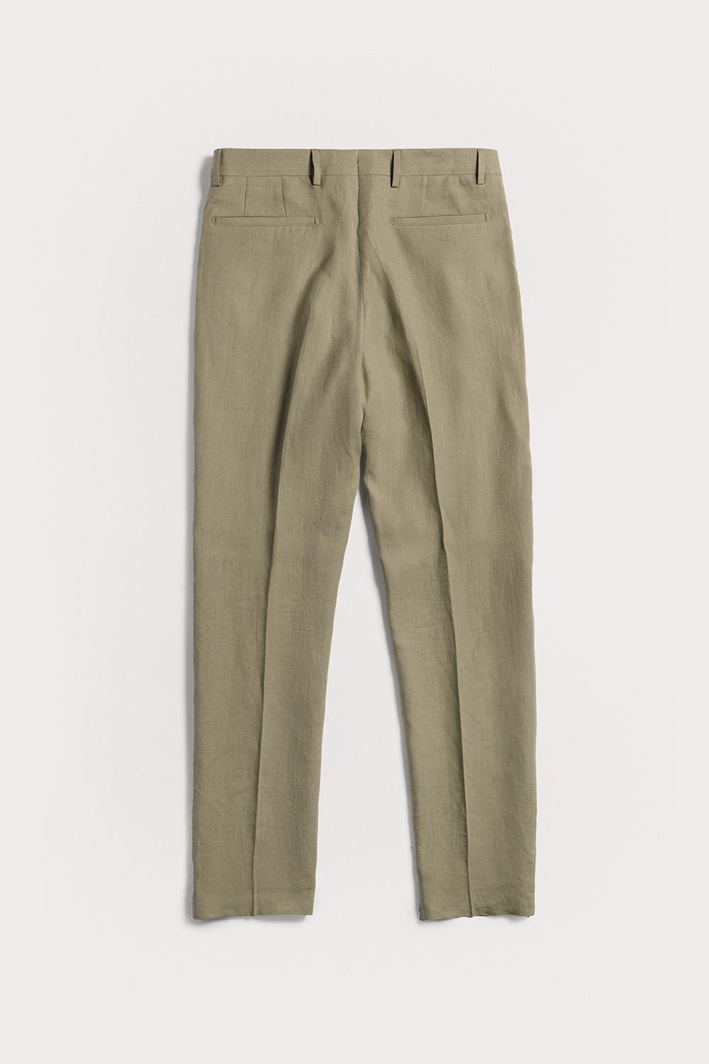 Pantalone Lawrence  raso di Lino TRPLRLKHS6 72 Raw 