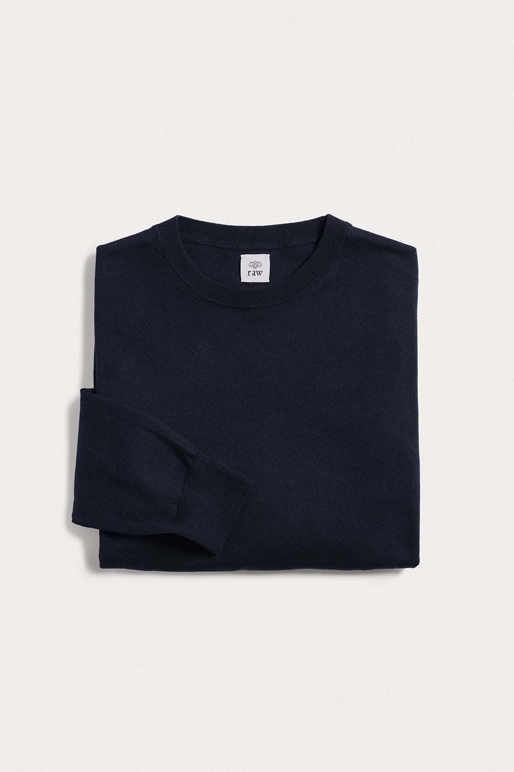 Girocollo Davis  cotone e cashmere KNCRCWBLS6 110 Raw 