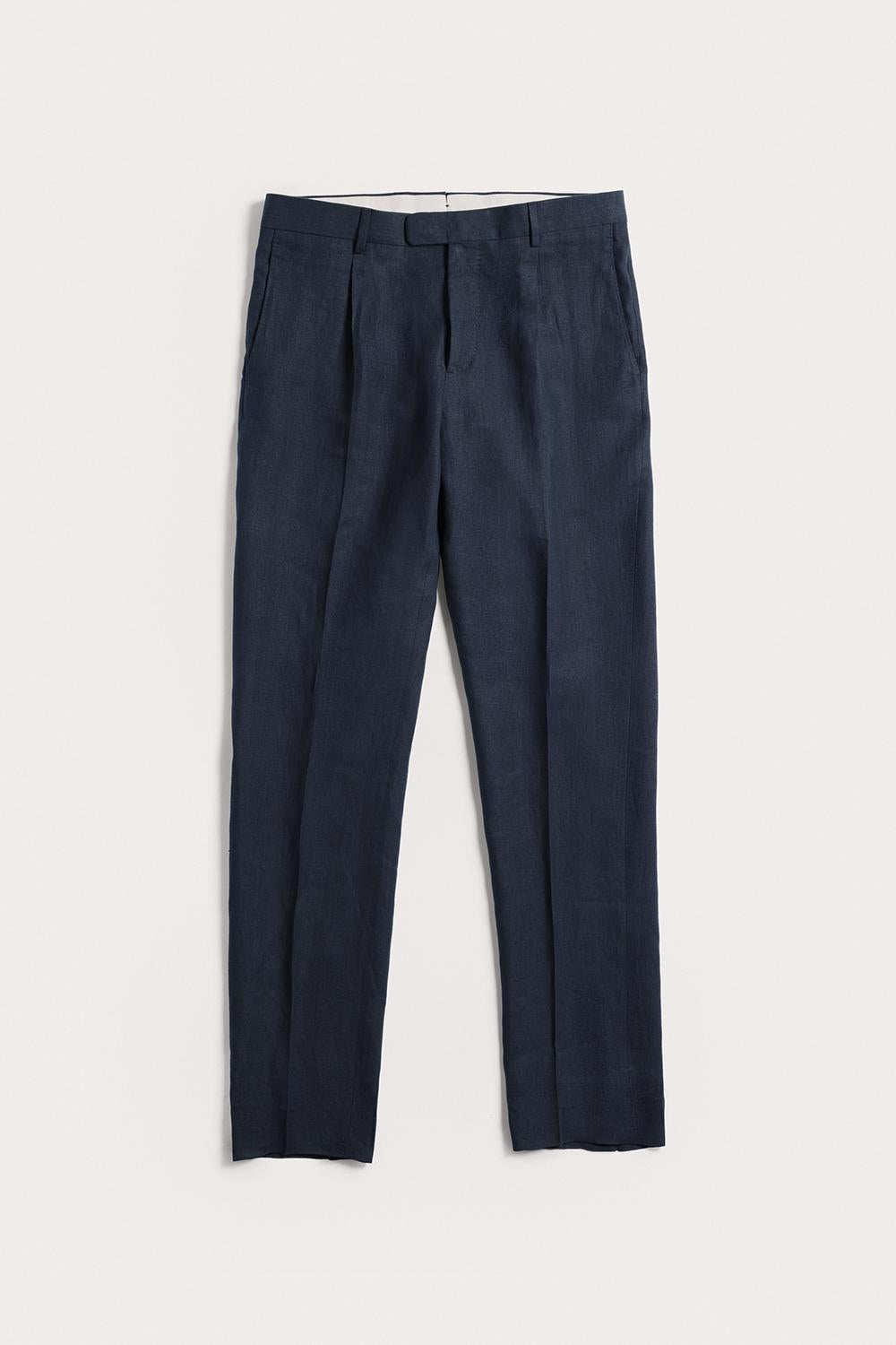 Pantalone Lawrence raso di Lino TRPLRLBLS6 69 Raw 