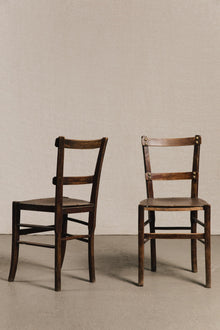 Coppia di sedie rustiche borchiate<BR/> SED0185 1 Raw 