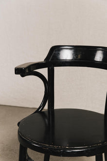 Poltroncina in legno tipo thonet<BR/> SED0158 1 Raw 