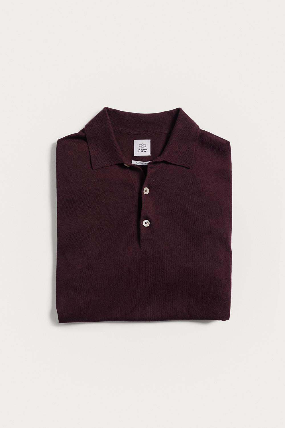 Polo Henley  cotone cashmere KNPSSCWMLS6 087 Raw 