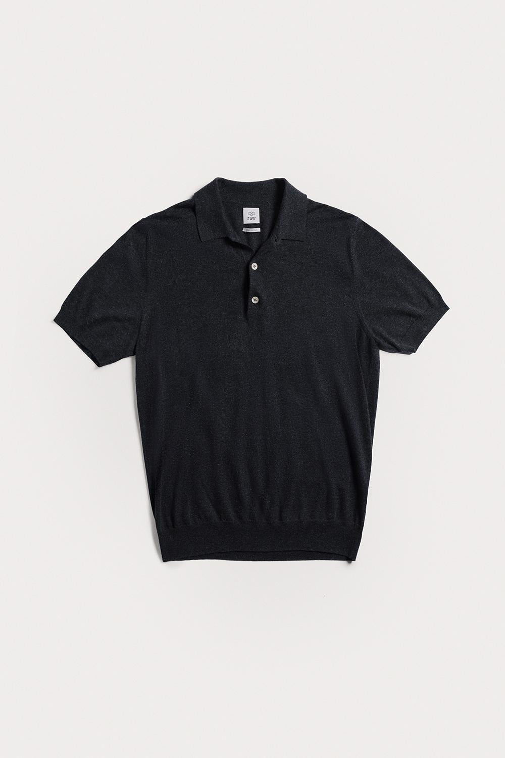 Polo Henley  cotone cashmere KNPSSCWCHS6 305 Raw 