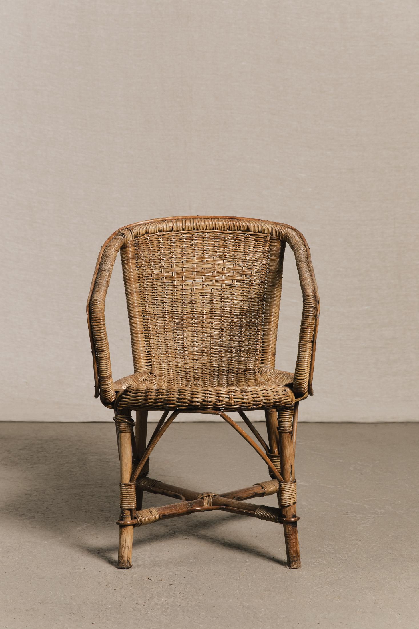 Coppia poltroncine vimini<BR/> SED0149 1 Raw 