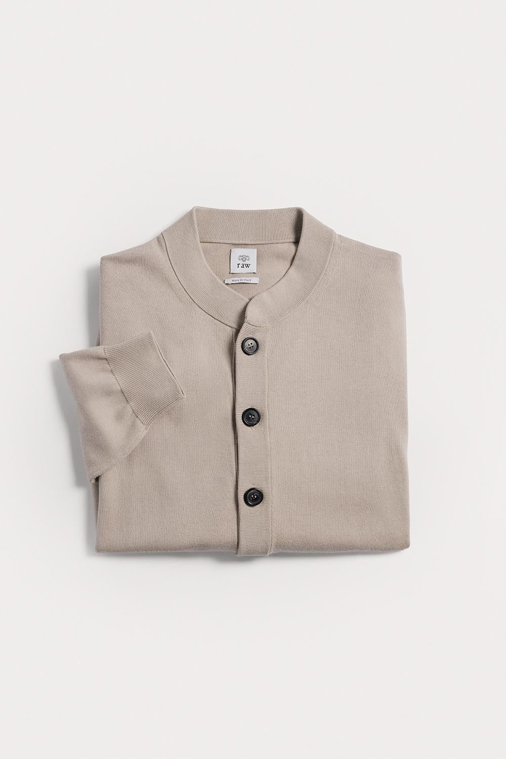 Cardigan Club  cotone cashmere KNCGCWBGS6 447 Raw 