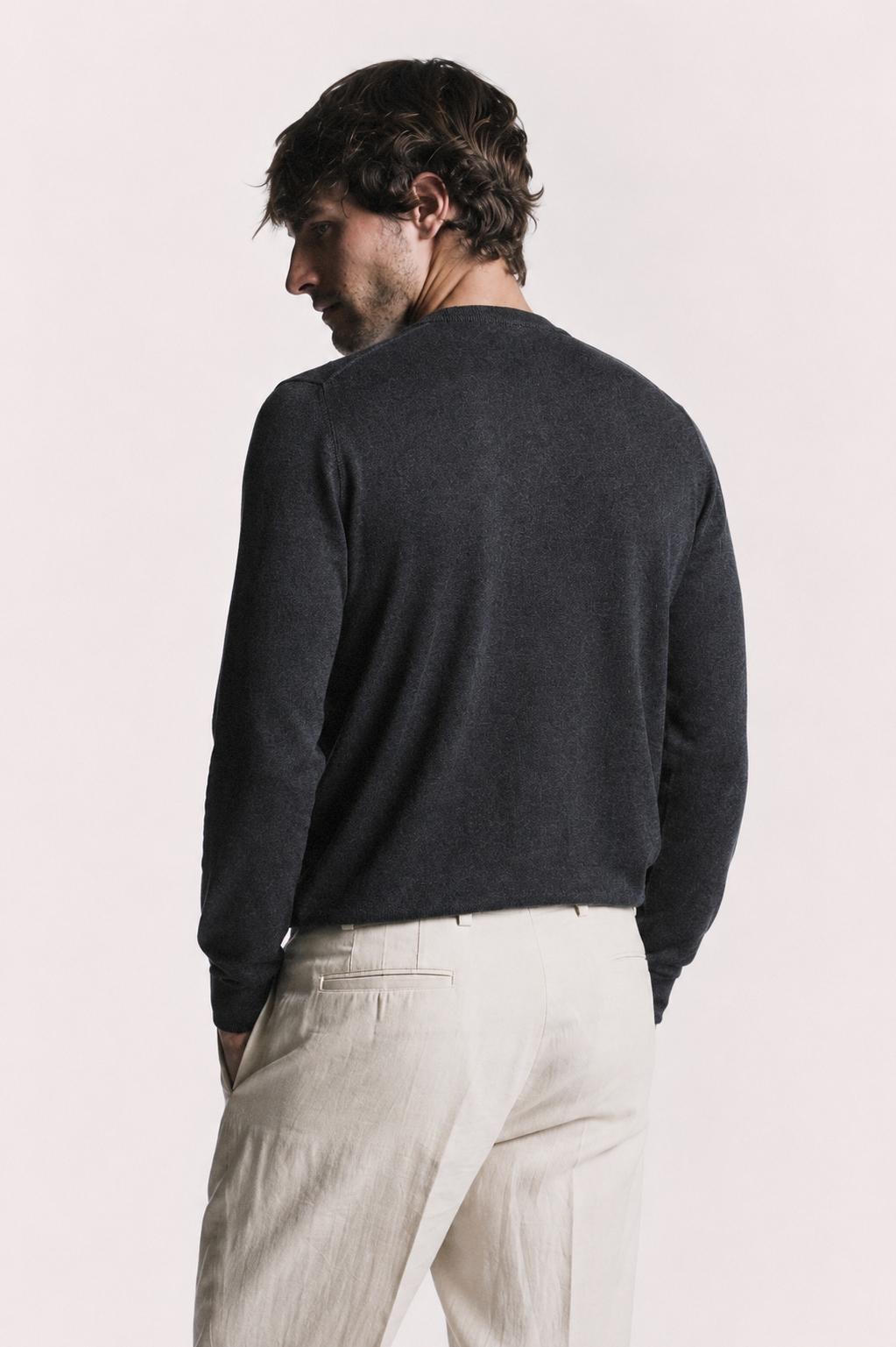 Girocollo Davis cotone e cashmere KNCRCWCHS6 305 Raw 