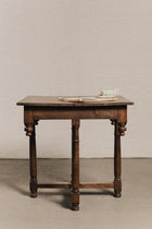 Tavolo console quadrato in rovere<BR/> TAV0011 1 Raw 