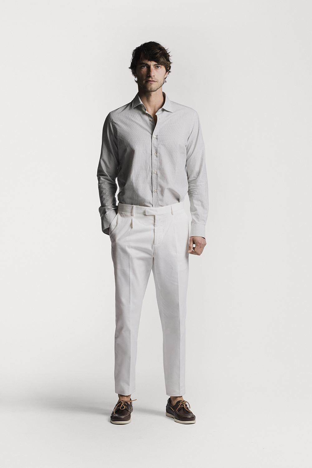 Pantalone Lawrence cotone 2 ply TRPLCDCRS6 01 Raw 