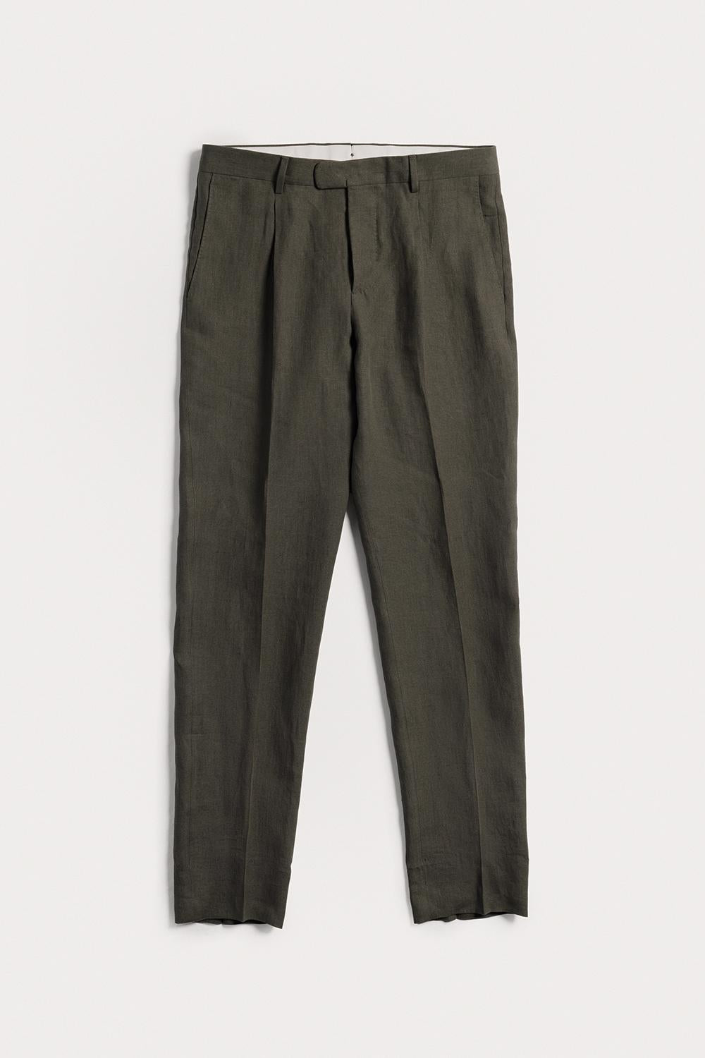 Pantalone Lawrence  raso di Lino TRPLRLGRS6 78 Raw 