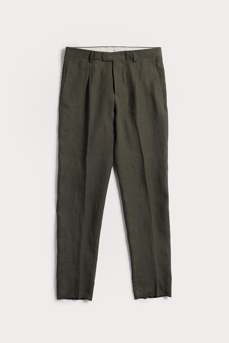Pantalone Lawrence  raso di Lino TRPLRLGRS6 78 Raw 