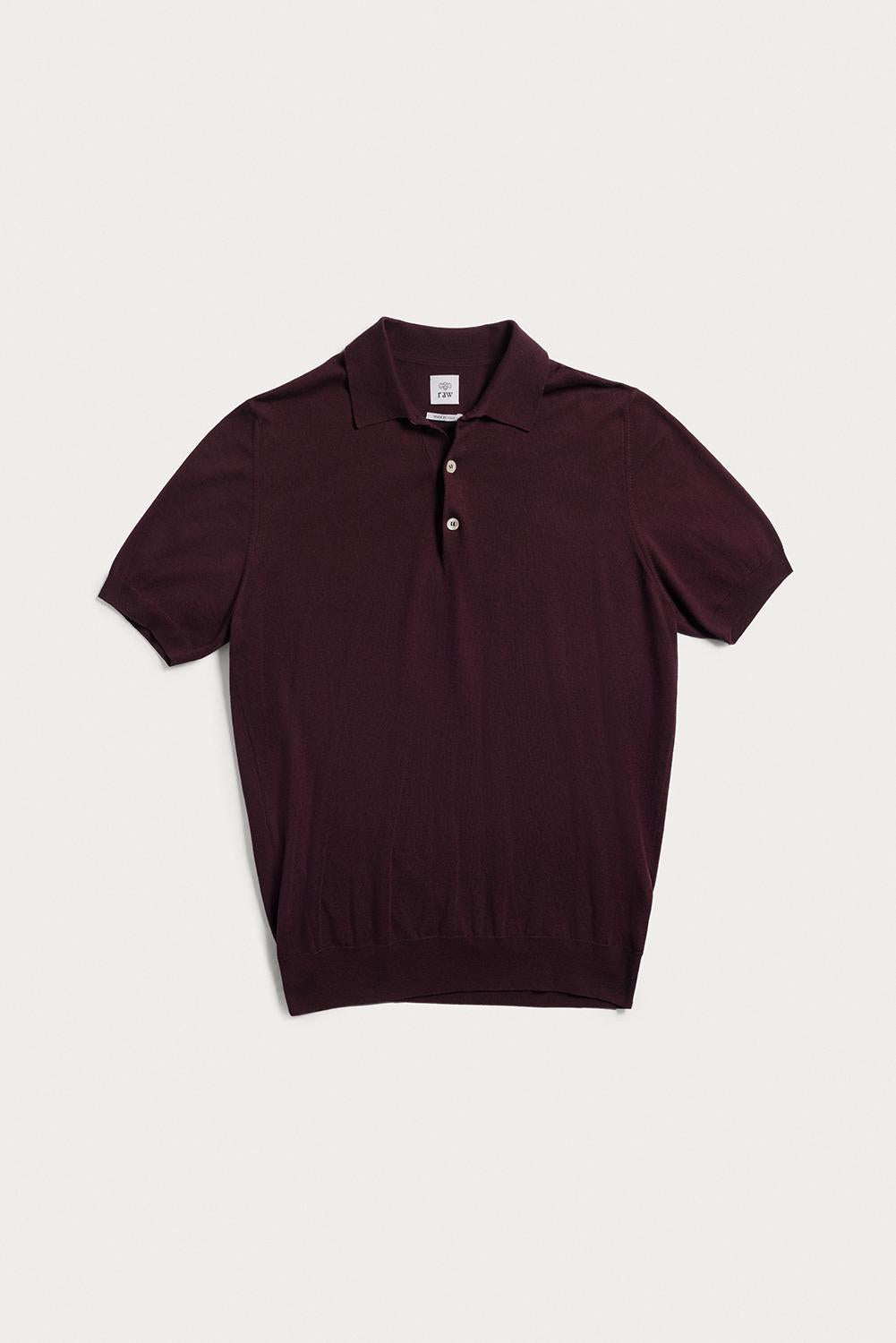 Polo Henley  cotone cashmere KNPSSCWMLS6 087 Raw 