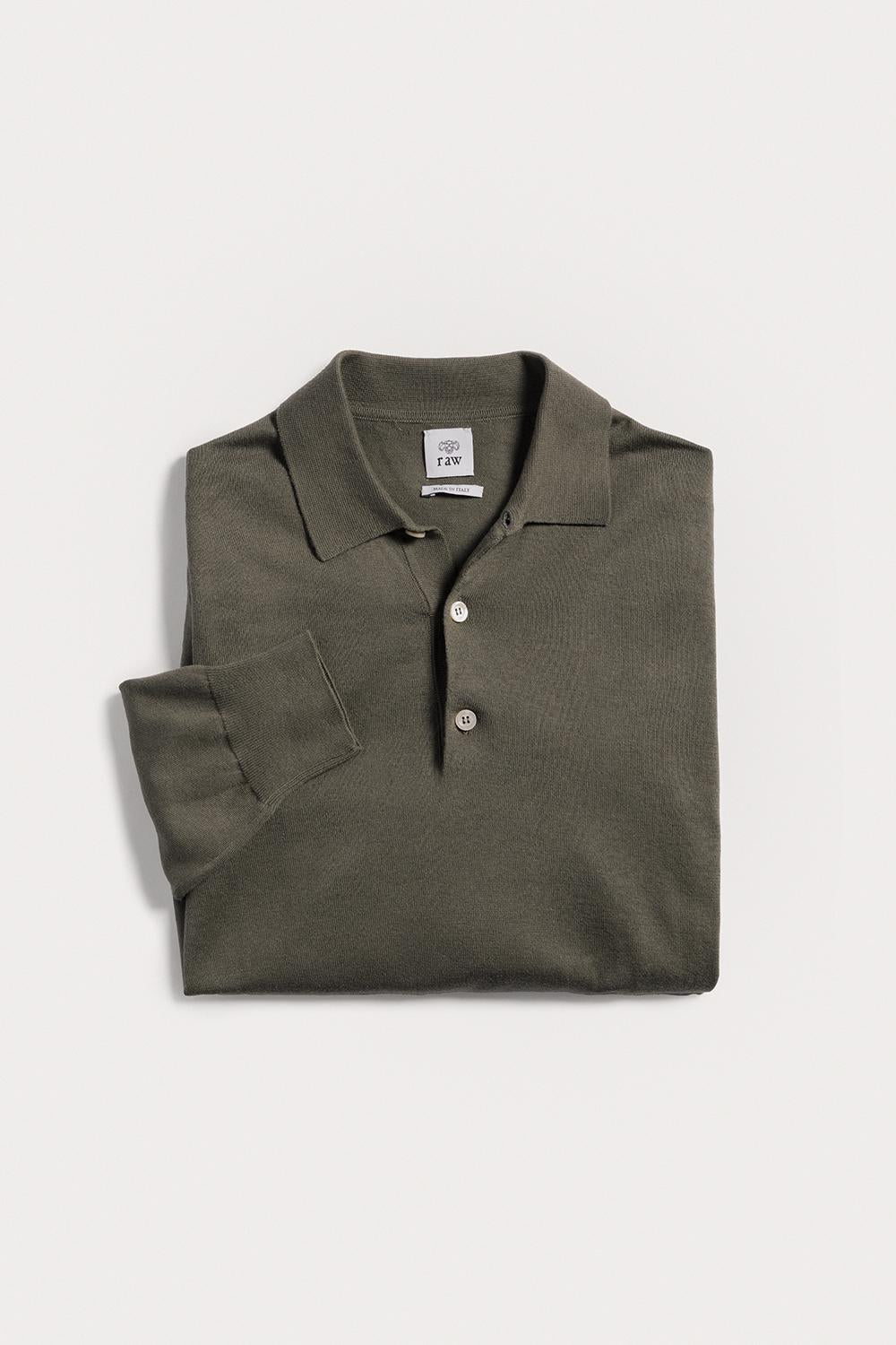 Polo Fitz  cotone cashmere KNPLSCWGRS6 071 Raw 