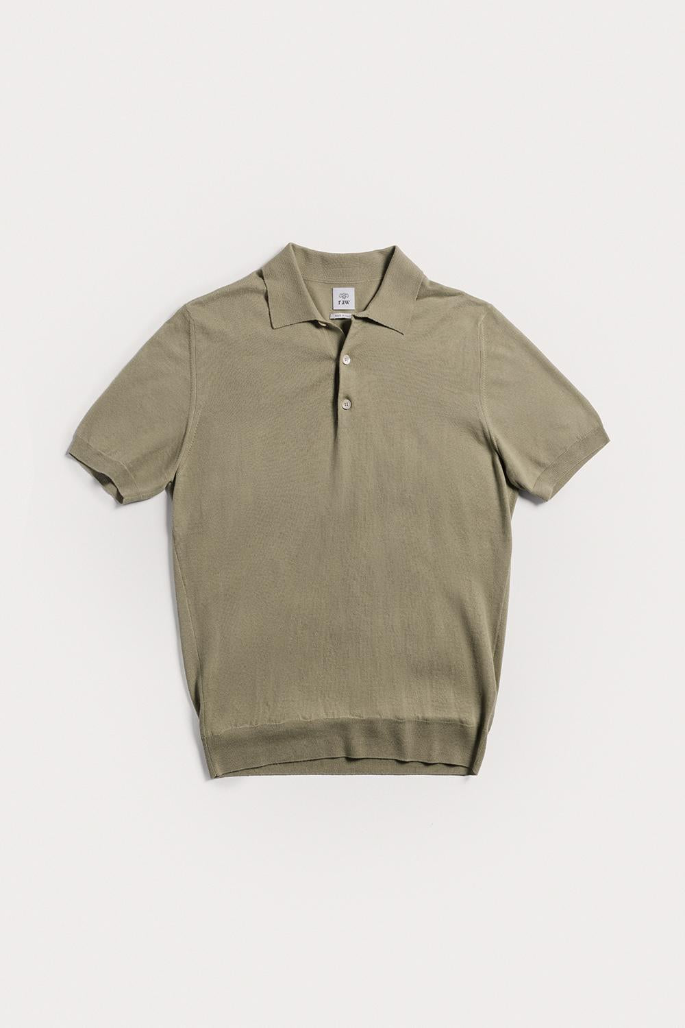 Polo Henley cotone cashmere KNPSSCWKAS6 441 Raw 
