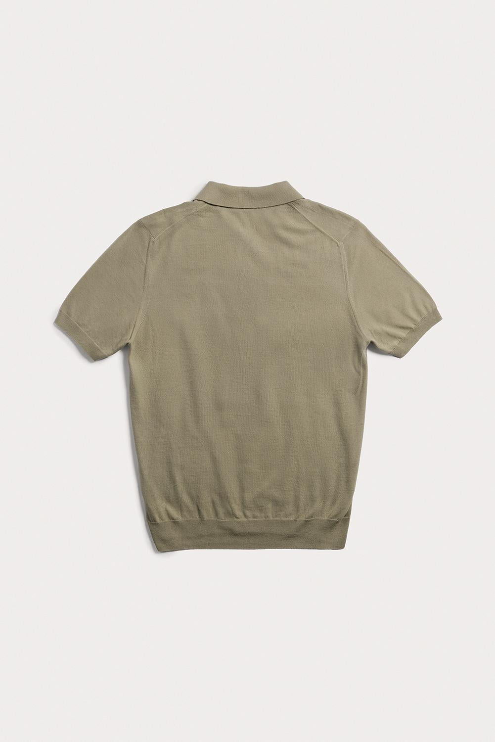 Polo Henley cotone cashmere KNPSSCWKAS6 441 Raw 