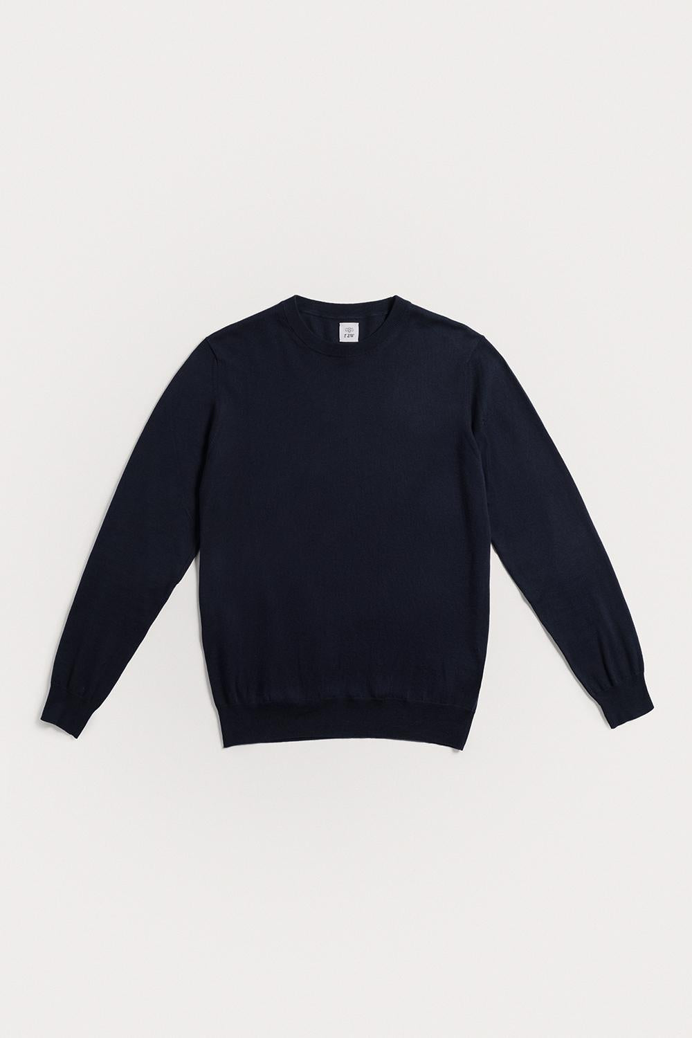 Girocollo Davis  cotone e cashmere KNCRCWBLS6 110 Raw 