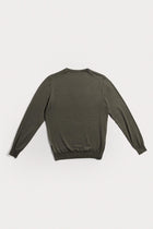 Girocollo Davis cotone e cashmere KNCRCWGRS6 071 Raw 
