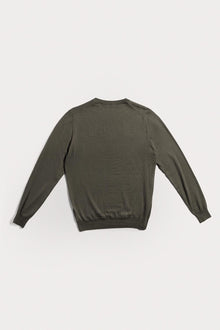 Girocollo Davis cotone e cashmere KNCRCWGRS6 071 Raw 