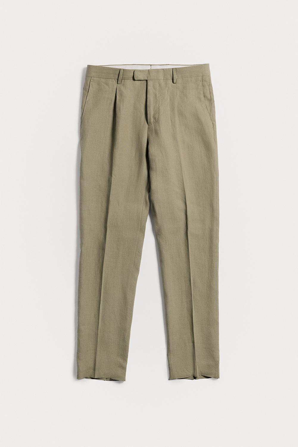 Pantalone Lawrence  raso di Lino TRPLRLKHS6 72 Raw 