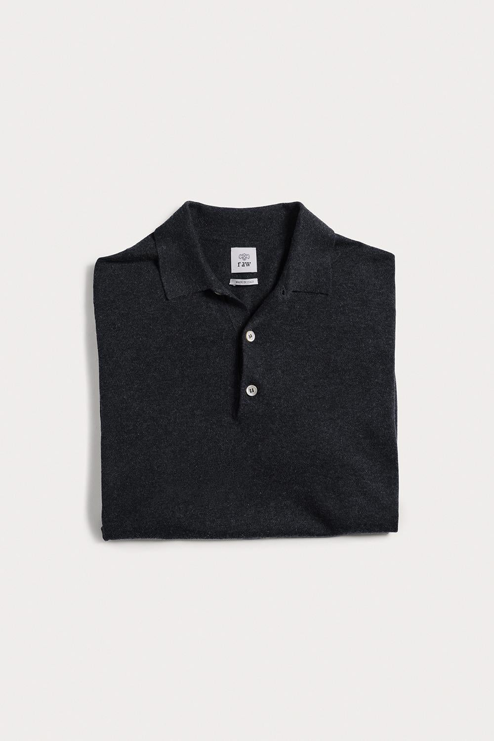 Polo Henley  cotone cashmere KNPSSCWCHS6 305 Raw 