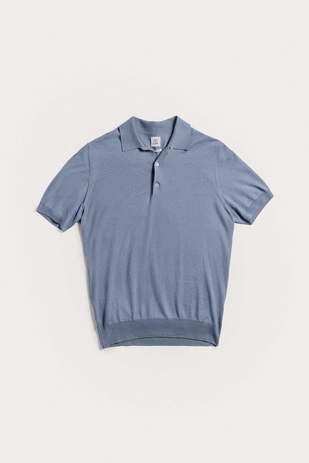 Polo Henley  cotone cashmere KNPSSCWSTS6 422 Raw 