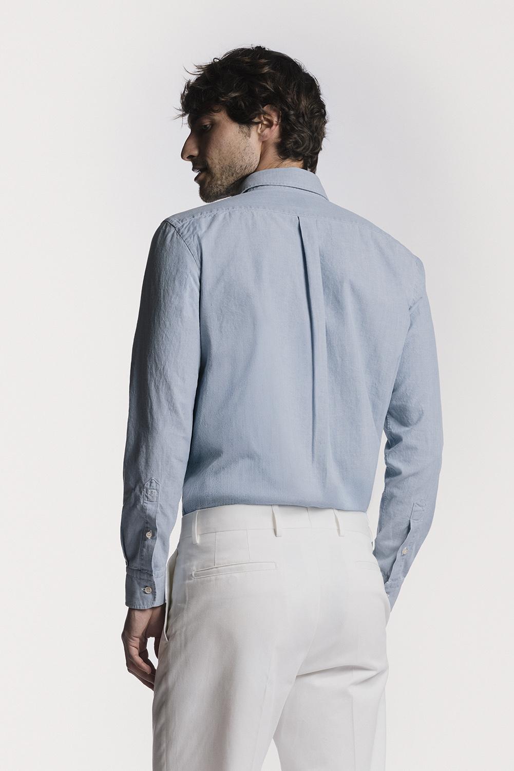 camicia Liberty chambray SHLBCHBLS6 1 Raw 