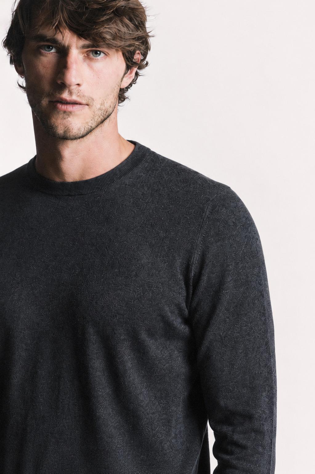 Girocollo Davis cotone e cashmere KNCRCWCHS6 305 Raw 