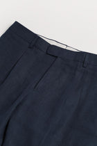 Pantalone Lawrence raso di Lino TRPLRLBLS6 69 Raw 